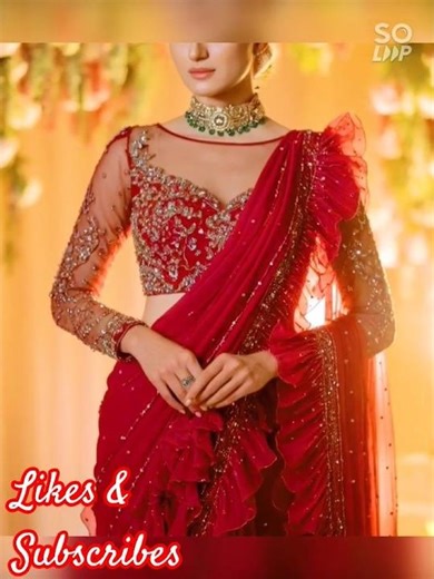 Latest embroidered blouse full sleeve collection 2026, Latest full sleeve blouse ideas,