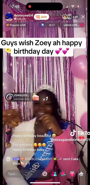 Happy Birthday Celebration for Zoey ❤️🎉