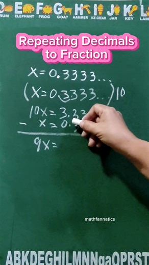 13 reactions · 3 comments | Equivalent Fractions of Repeating Decimals. Let's learn how to convert. #maths #CSE #mathchallenge #mathematics #ShareThisPost | Math Fannatics | Facebook