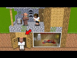 A SCARY Villager Move Under My House in Minecraft..