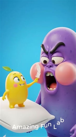 Purple & Yellow: The Sleepy Prank 💜💛 | Cute AI‑Animated Comedy