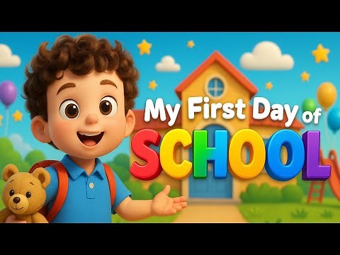 "My First Day at School – A Heartwarming Poem & Fun Song for Kids"