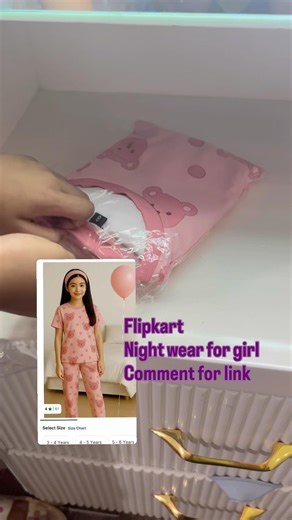 Flipkart Girls Night Wear Review | Cute Kids Pajama Set