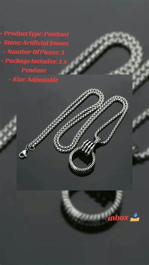 • Material: Alloy • Product Type: Pendant • Stone: Artificial Stones • Number Of Pieces: 1 • Package Includes: 1 x Pendant • Size: Adjustable • Helpful Info: Keep Jewellery away from water and chemicals • Remove during physical activities • Store separately in a soft pouch • There might be a slight color difference due to different light and monitor effects. • Product Code: MZ20800201MNSEN #tiktok #dropshipping #bissnes #QAbranding07 #brand