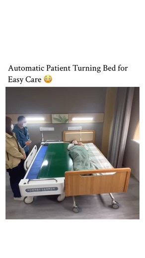 Exploring Technology on Instagram: "Automatic Patient Turning Bed for Easy Care😳 #PatientCare #MedicalInnovation #HealthcareTech #AutomaticBed #ElderlyCare #SmartBed #HospitalEquipment #EasyCare #NursingCare #mobilityaid #explore #trending"