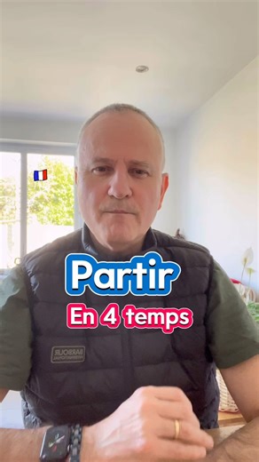 Le verbe « Partir » = to leave / to go away on holiday or a trip Je pars à = I am going to / I am leaving to go to … Je pars de = I am leaving from somewhere Je pars en = I am going on holiday / on a trip Je partais = I used to go / I was going Je partirai = I will leave / go Et toi, tu es parti(e) récemment ? Tu pars en vacances où en général ? Dis-moi 😀🇫🇷 #frenchtuitionwithgilles #learnfrenchwithgilles #learnfrench #frenchpronunciation #speakfrench #learnfrenchonline #frenchlessons #frenchv