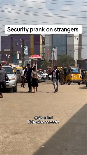 Divine Awa on Instagram: "Security prank on strangers"