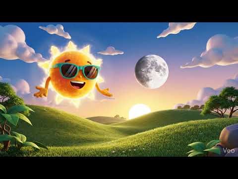 Sun and Moon Animation Video