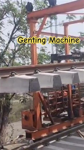 Genting Machine new panel loading #pqrslevar #panelvideo #railwayworld #viralvideo