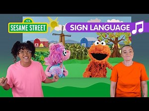 Sesame Street: I Spy Orange with Elmo and Abby in American Sign Language (ASL) - Videos For Kids