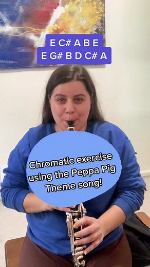 #clarinet #peppapig #musicnotes #exercise #band #flute #altosax #trumpet #trombone #sax #tenorsax #jackiegillette #clarinerd #musician #notes #violin