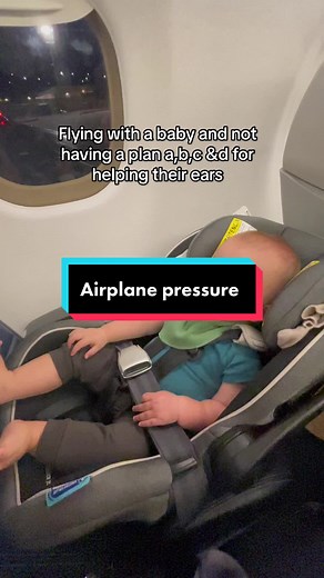 I have about 6 different strategies that I’ve used to make sure my babies ears don’t hurt on the flight. Should I make a video about them? What’s your fav ways to help your baby when flying on an airplane? Traveling with a baby or toddler can be stressful! Tap the link in bio for my ✨Traveling With A Baby Under Two Years Old Course ✨ to help you feel prepared on your next flight! #travelwithkids #familytravel #baby #flywithababy #toddler #momsoftiktok