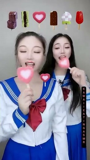 Ice Pops and Desserts Emoji Eating Challenge | #asmr #food