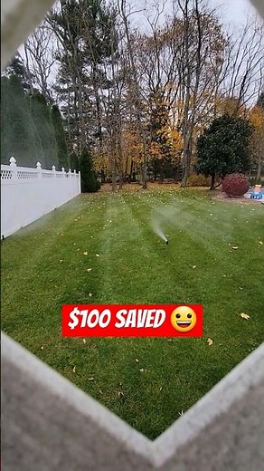 How to Winterize Irrigation/Sprinklers with a Tiny Air Compressor #diy #irrigation #handyman