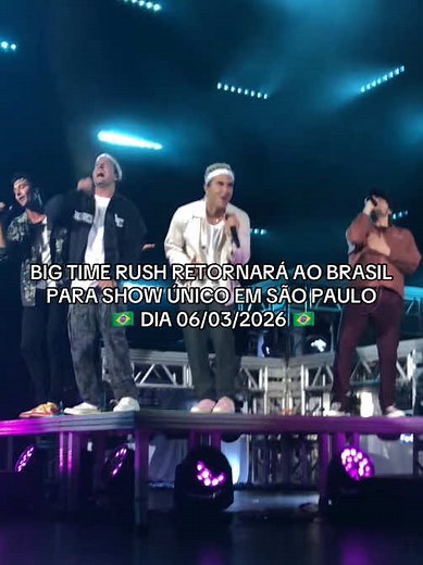 Big Time Rush Retorna ao Brasil para Show em São Paulo