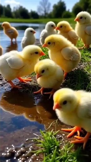 Baby Chicks Chirping Sounds 🐤😍 #shorts #viral #cute