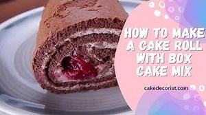 How To Make A Cake Roll With Box Cake Mix