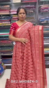 3.5K views · 38 reactions | MAHESHWARI HAND-BLOCK TUSSAR SAREES✨...