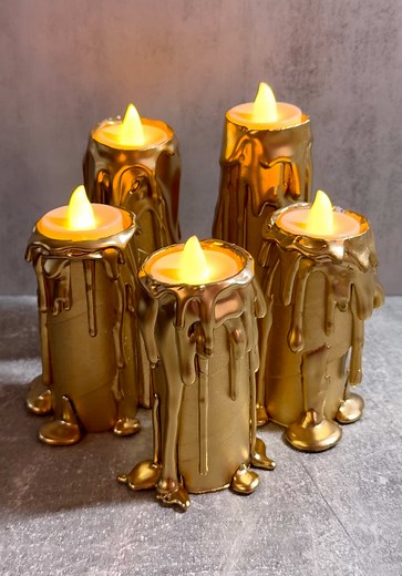 DIY Gold Candles: Create Enchanted Candle Decor