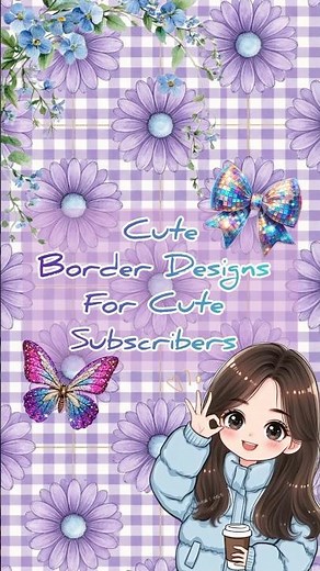 4 Easy BORDER DESIGNS/PROJECT WORK DESIGNS/CORNER AND SIDE BORDER DESIGN #artstudio #assignment