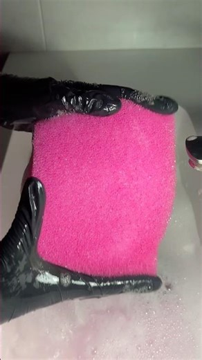 Jawbreaker sponge rinse asmr