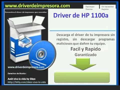 Descargar Driver de Impresora hp 1100