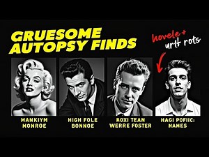 "Gruesome AUTOPSY Reports of 15 Golden Age Celebrities. | Shocking Details You Never Knew!"