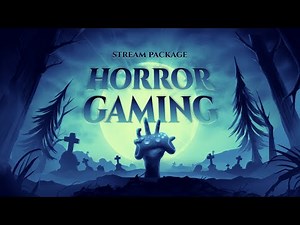 Horror Gaming Stream Overlay & Alerts Package for Twitch and Youtube
