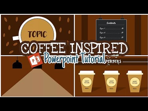 COFFEE Inspired PowerPoint Tutorial | PowerPoint Template | Charlz Arts