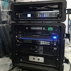 [Hot Item] Wheeled Plastic Flight Rack Case for Audio Mixer Amplifier