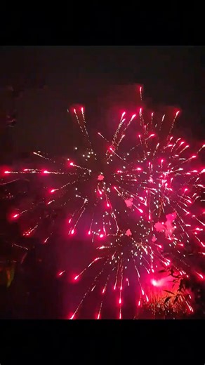 5” inch Italian cilinder shell Scala 8 + Titanium red💥🔥#fireworks #pyrotechnica #shell