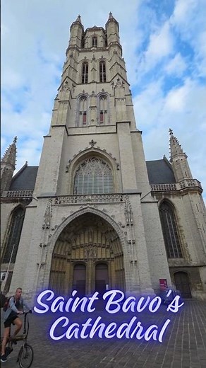 ✨ Exploring Ghent’s Icons | Saint Bavo’s Cathedral & Belfry of Ghent 🏰⛪ #shorts