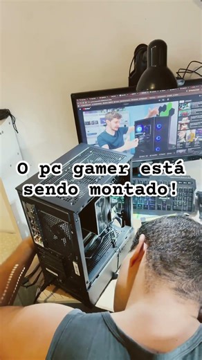 PC Gamer ganhando vida! #pcgamer #pc #gamer #upgrade #montagem #informatica #loja #manutenção