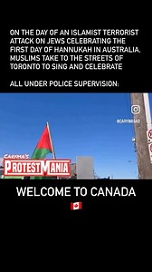 Can Toronto Police explain why masked pro-Palestinian agitators were allowed to show up to the Jewish neighbourhood of Bathurst and Sheppard, in #Toronto, following and seemingly celebrating the deadly attack against Jews in Australia? This is blatant antagonism and intimidation. | Honest Reporting Canada