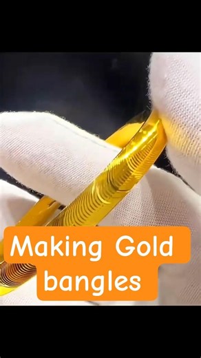 Melting the Gold and making bangle🪙|cuban gold|#youtube #youtubeshorts #gold #handmade #goldsmithing