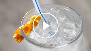 Gin and Tonic With Bitters and Orange