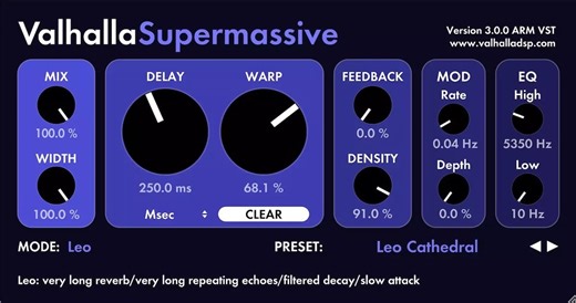 "I try out ideas that might be too weird otherwise": version 3 of Valhalla DSP's Supermassive is the most "super massive-est" yet, and it's still completely free!