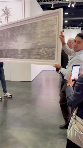 “Sunset South Florida I”, at Art Palm Beach Art Fair, with Laurent Marthaler Contemporary #naturalabstractions @artpalmbeachfair @laurentmarthalercontemporary @haas_art #palmbeachartfair Palm beach art | Bill Claps