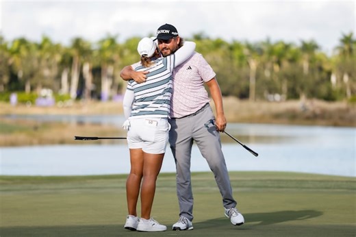 The greatest golf partner on the planet, a brutal slow-play video goes viral and a potential new PGA Tour slogan gets revealed