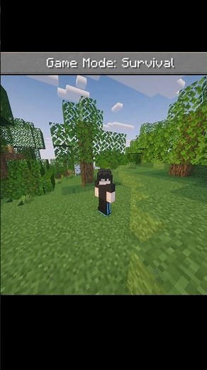 Minecraft Game Mode Survival VS Creative 🥀