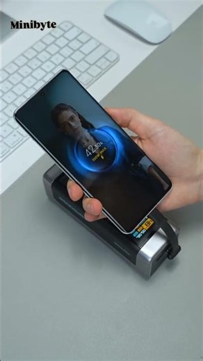 180 degree Type c USB4 Cable | Life saving for using external ssd or power bank #minibyte