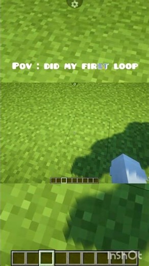 #first #loop #builds #minecraft #mha