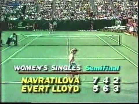 1981 US Open SF (pt 2/2) - Navratilova d. Evert