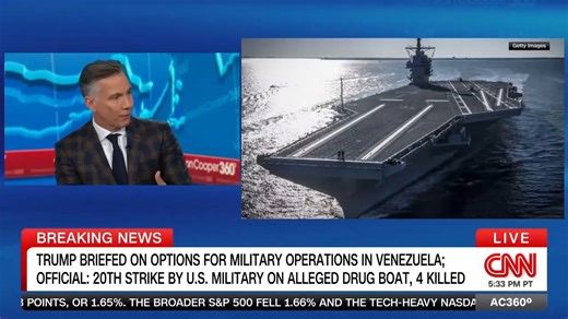 According to sources, President Trump was briefed this week on options for military operations inside Venezuela as he continues to mull a path forward in the country. Jim Sciutto reports. | Anderson Cooper 360