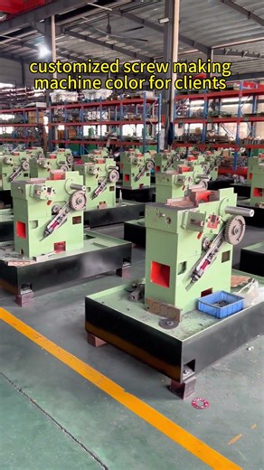 TaiShin m3 screw header machine,customized color for clients. #shortvideo #machine #screwmachine