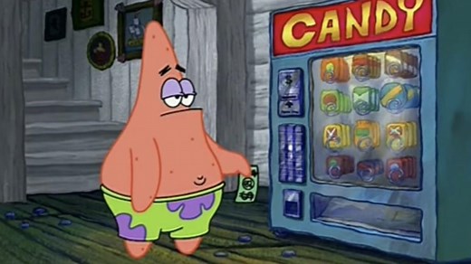 Patrick Using a Vending Machine | Know Your Meme