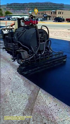 Asphalt Sealcoating Process | Smooth Pavement Protection Finish