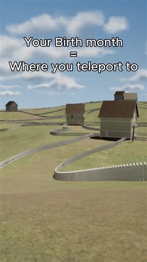 Your birth month is where you teleport to #shorts #fyp #dreamcore