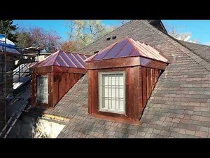 Customer Copper Sheet Metal Fabrication, Roof Replacement, & Siding Replacement