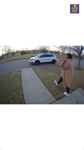 She Shook Her Head First… Then the Box Exploded 😳 (Ring + CCTV)